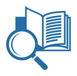 Magnifying Glass with Book