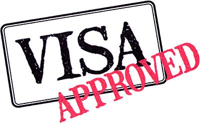 Approved visa